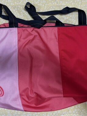 Timbuk2 Pink to Red Colorblock Travel Tote Bag